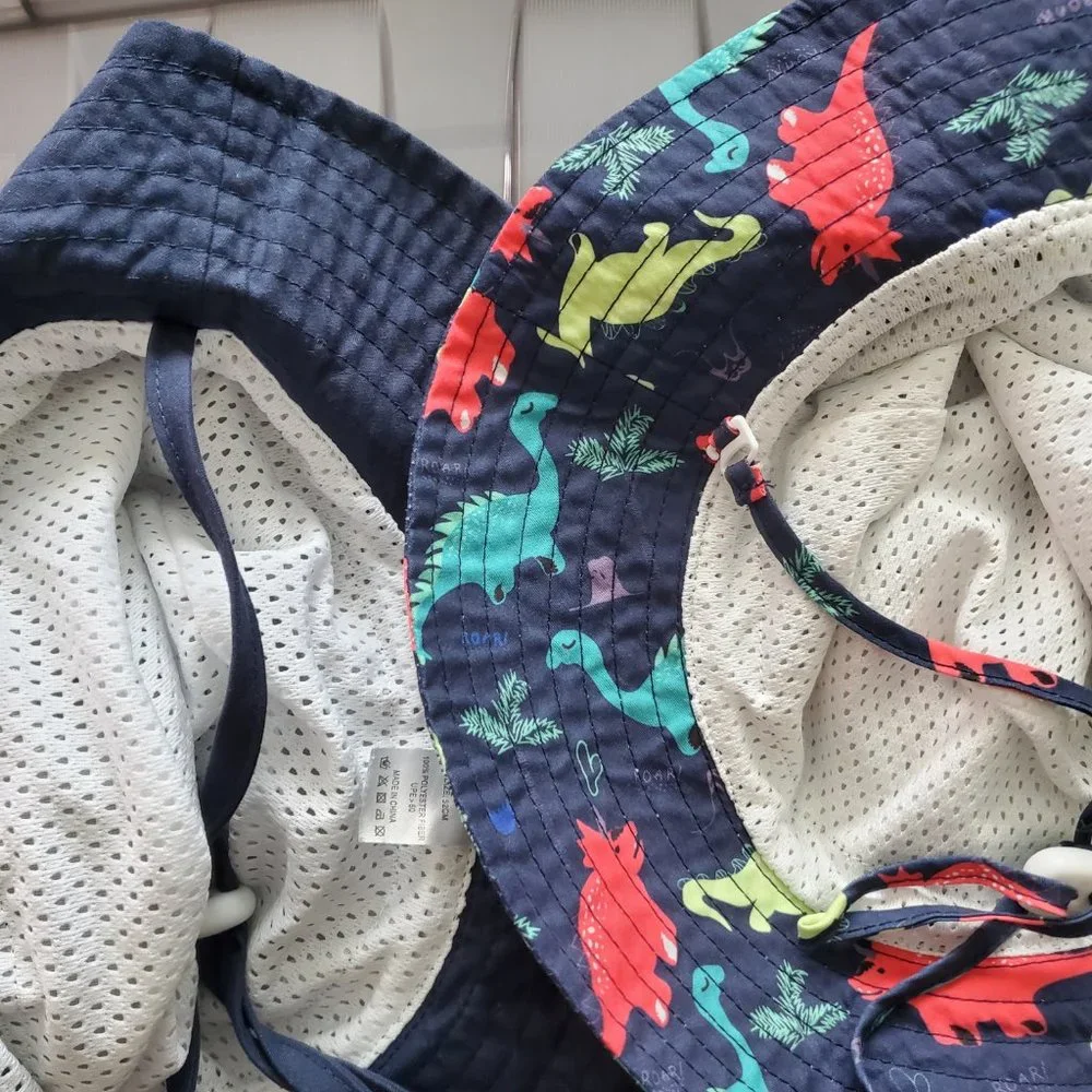 Boys Set of 2 Bucket‎ Hats Summer Sun Protection. Gently worn.